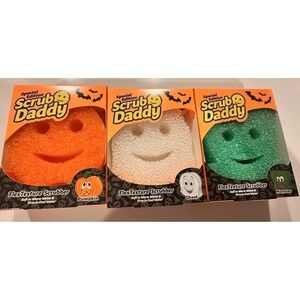 Scrub Daddy Special Edition FlexTexture Scrubber 3-Pack Pumpkin, Monster, Ghost